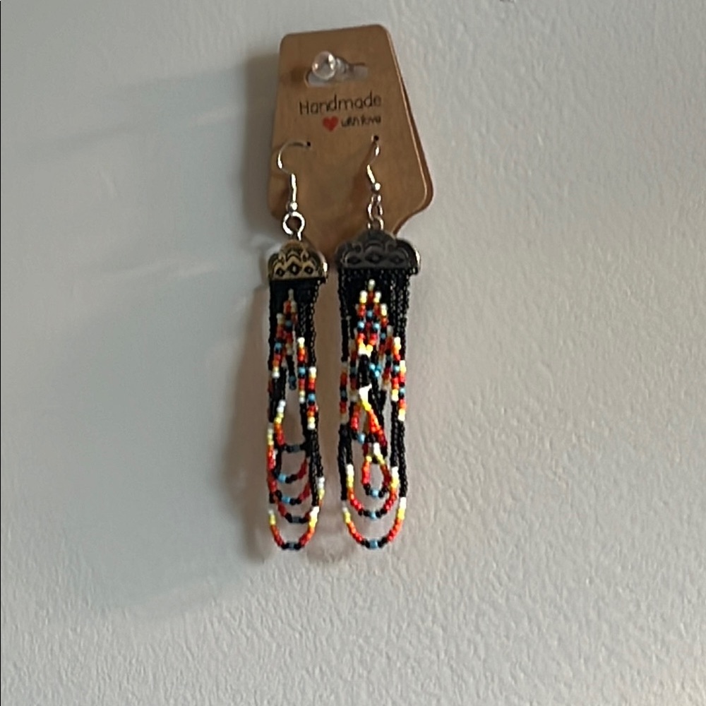 Beaded Dangle Earrings